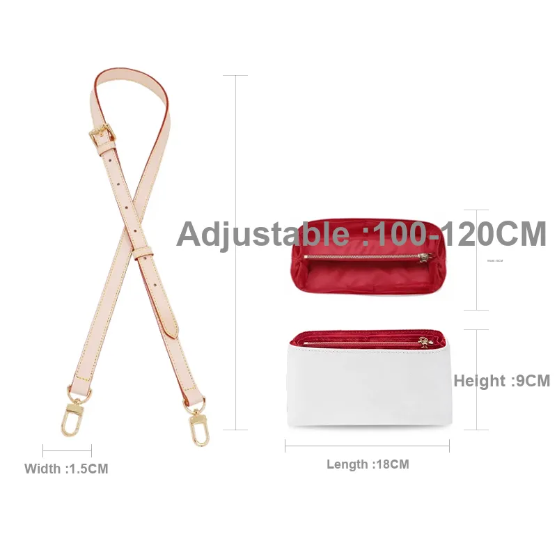 Cow Leather Bag Strap Bag Insert Merch Women's Color Changing-1