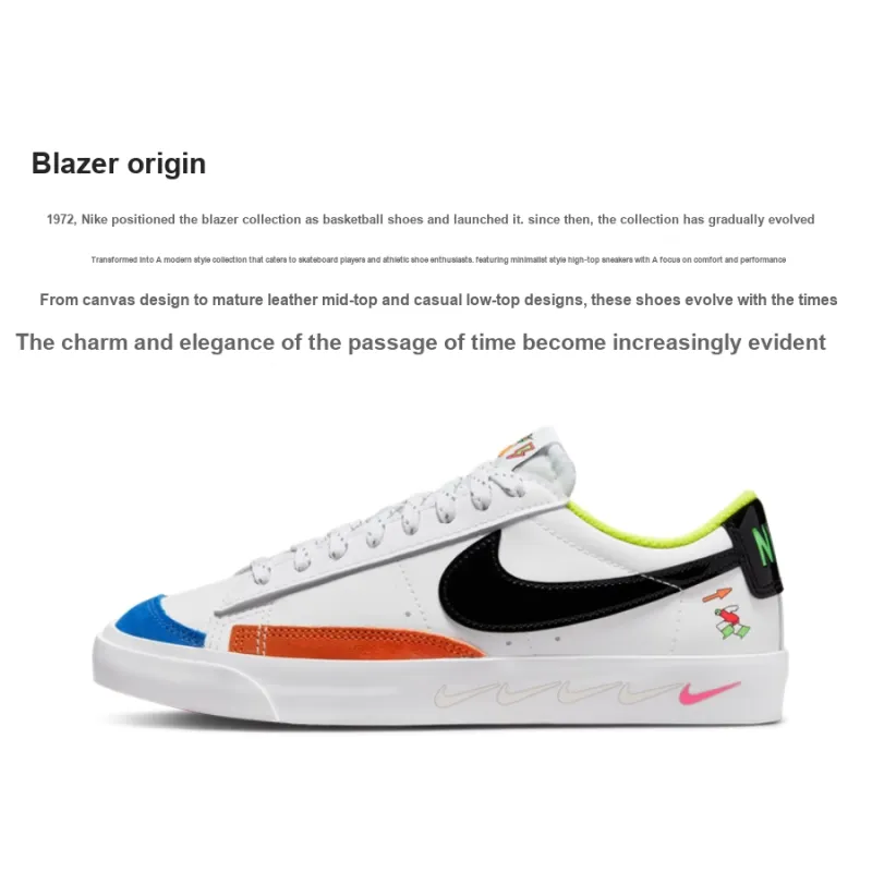 Nike Blazer Low '77 'White Multi' GS-1