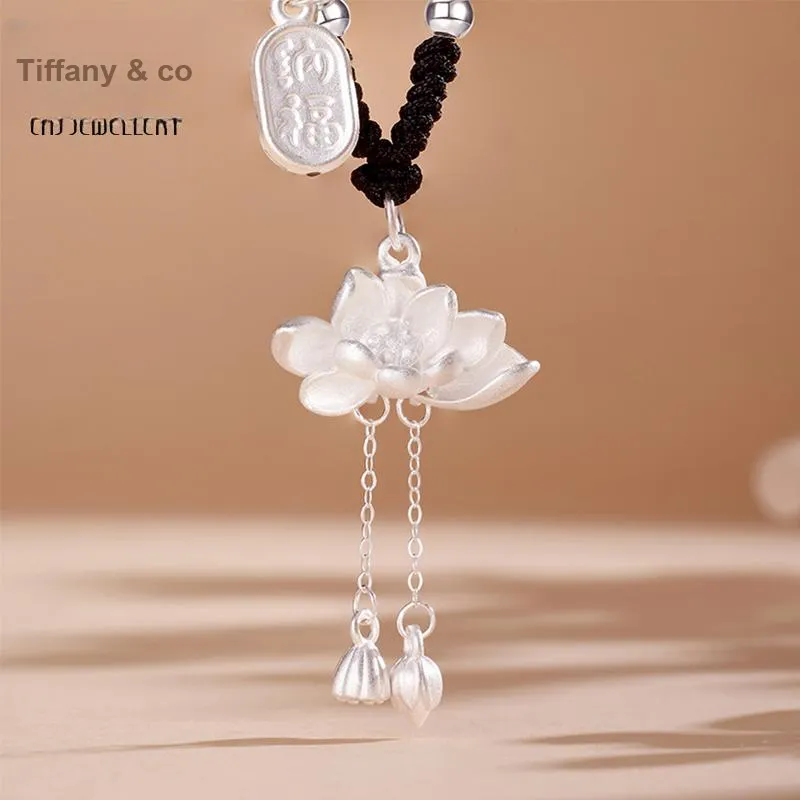 CHAOHONGJI Sterling Silver Necklaces Women's-8