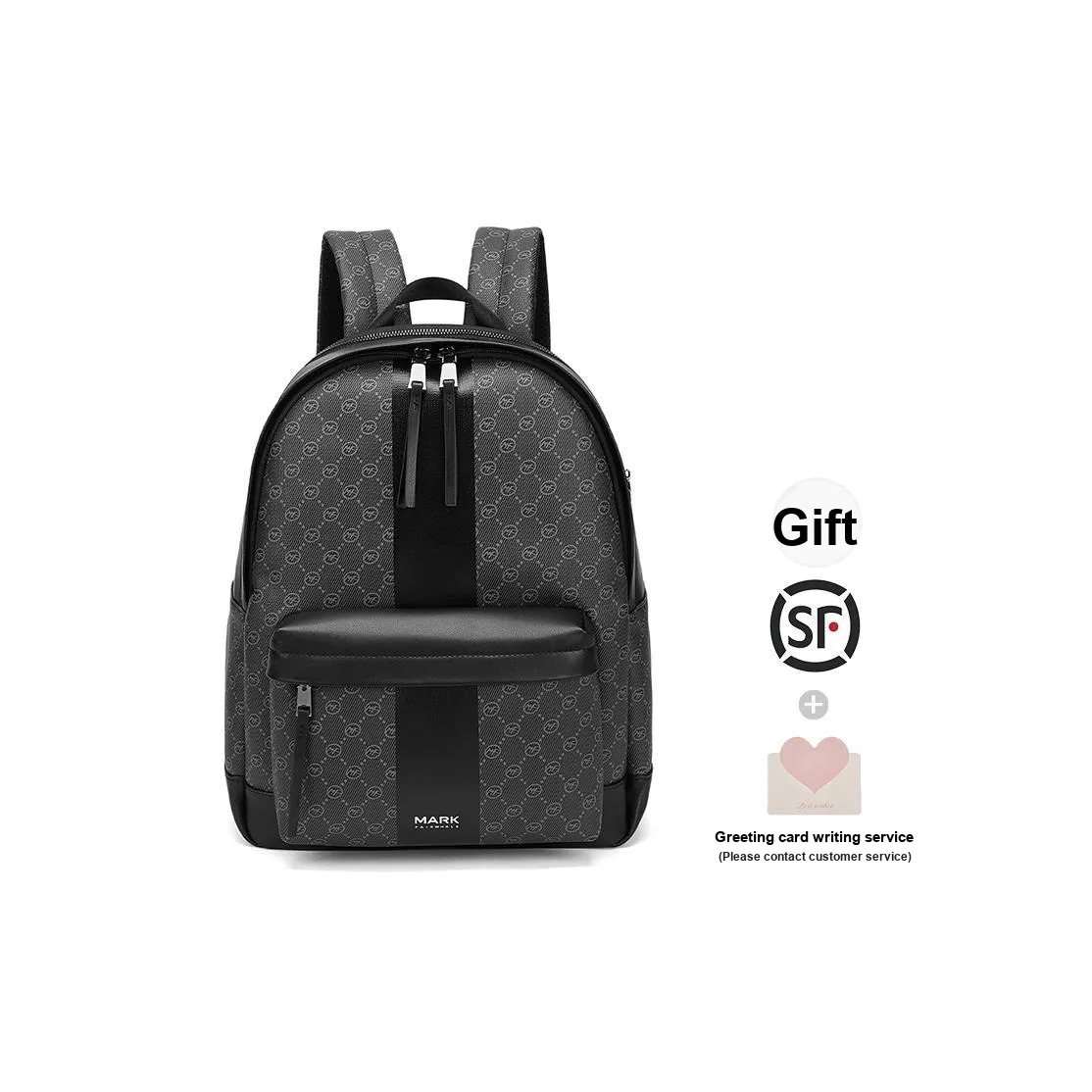 FAIRWHALE Рюкзак из синтетической кожи сумка для ноутбука рюкзак стандартный мужской черный