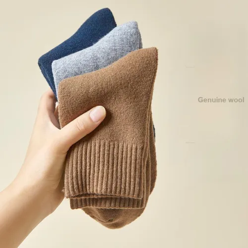 MIIOW Mid Calf Socks Men's Box Of 3 Pairs