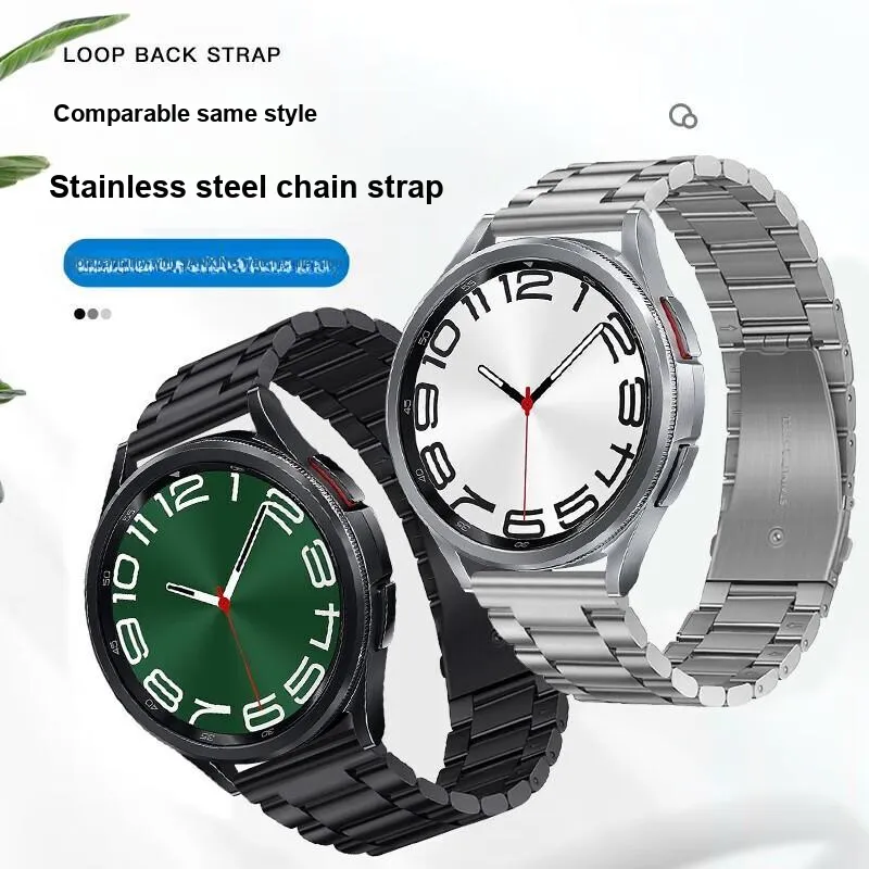FZRT Samsung Compatibility Watch Band Stainless Steel Material-1