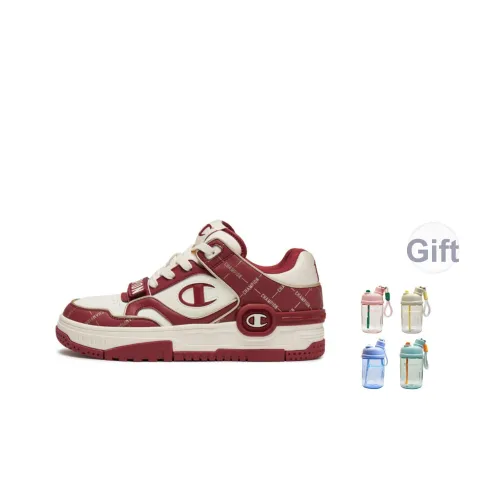 Champion Low Top Скейтборд Кроссовки Унисекс Молочно-белый Пепельно-красный