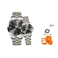 Steel Band Black Dial 