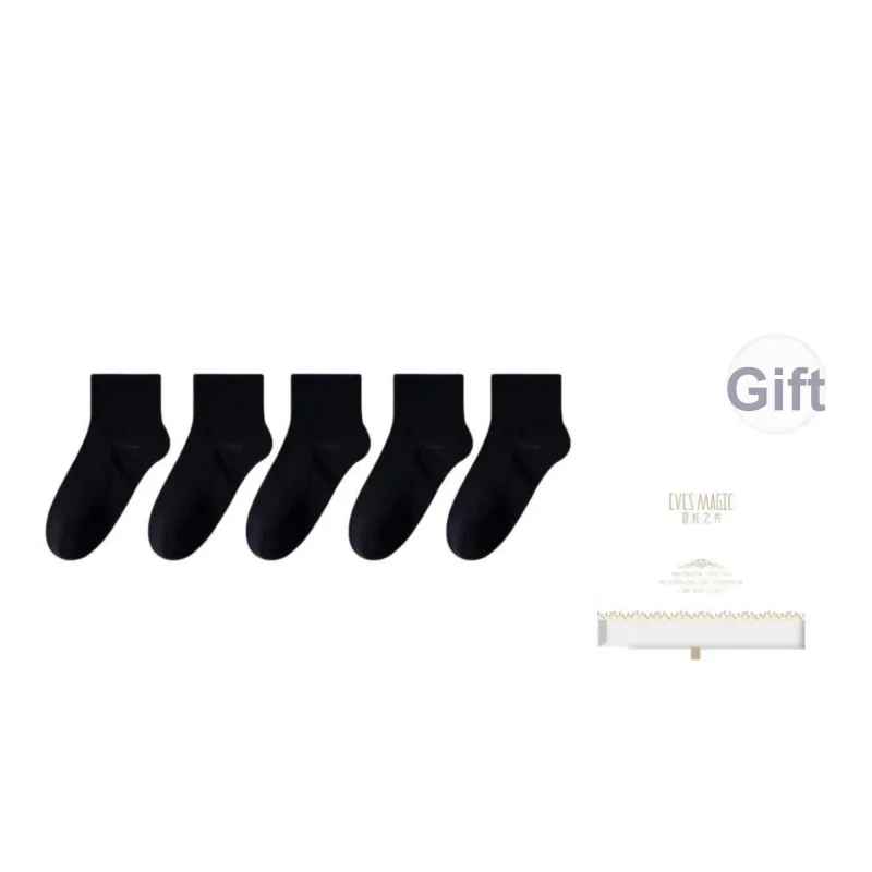 XIA.WA.ZHI.XIU Ankle Socks Women's Shopping Bag 5 Pack-6