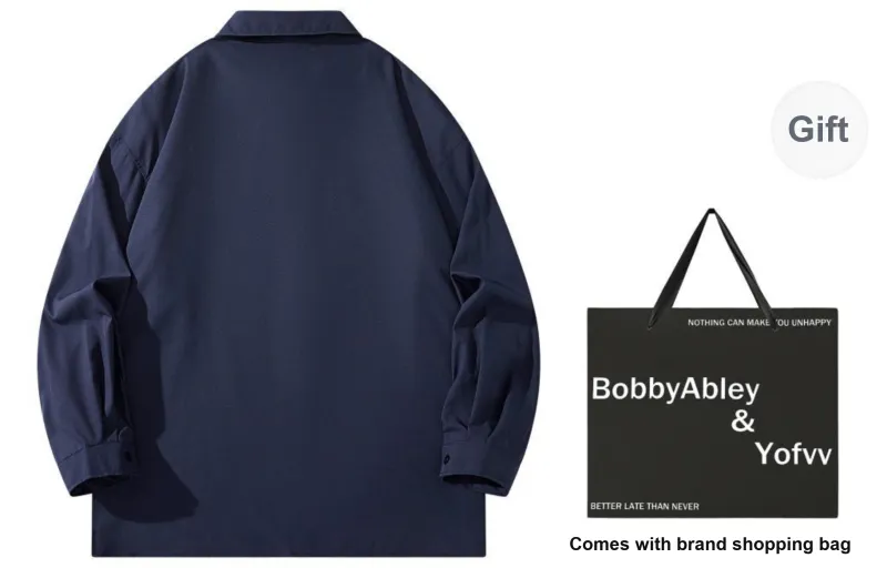 BOBBY ABLEY Shirt Coat Fall And Winter Unisex-242