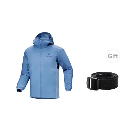 Arcteryx Atom Series Quilted Jacket Men Washed Blue With Belt Included