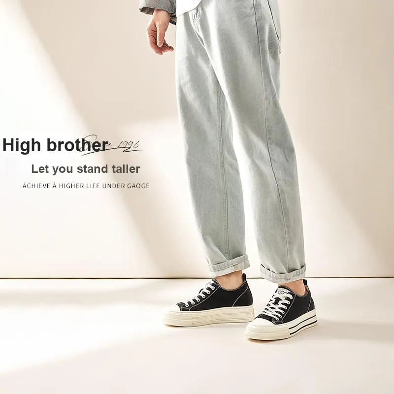 GOG Skateboard Shoes Men Low Top Black-5