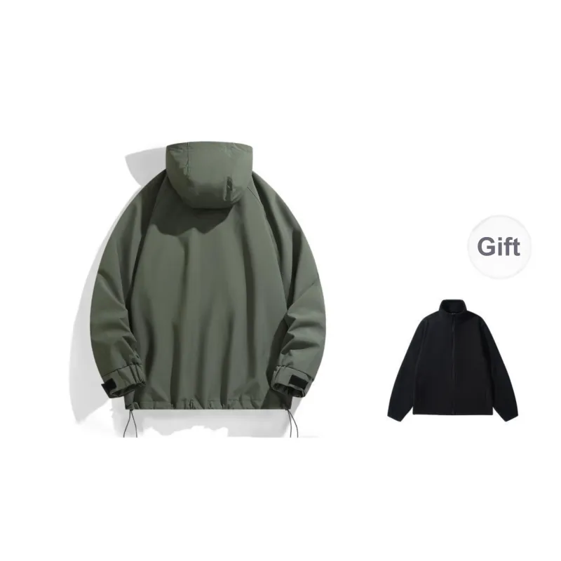 Feiyue Water-Resistant Windproof Warm Water-Repellent Windbreaker Jacket Unisex-19