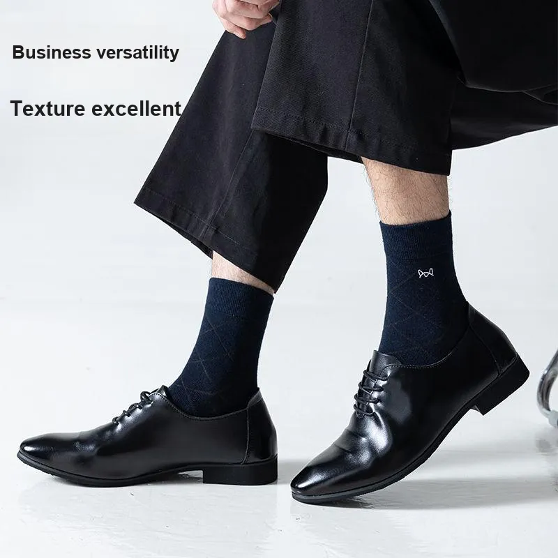 MIIOW Mid Calf Socks Men 5 Pack-5