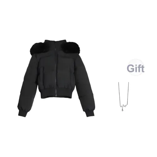 Grace Черный С ожерельем Унисекс Пуховики