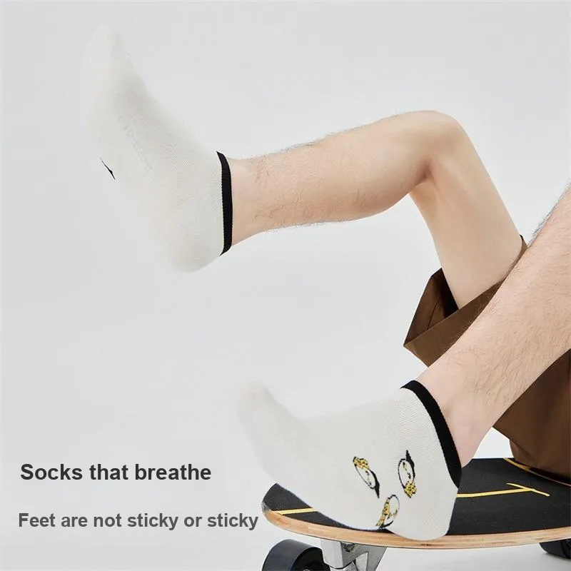 Crabsecret Ankle Socks Men's 5 Pack-5