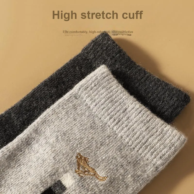SEPTWOLVES Mid Calf Socks Men's 4 Pack Gift Box Set-16