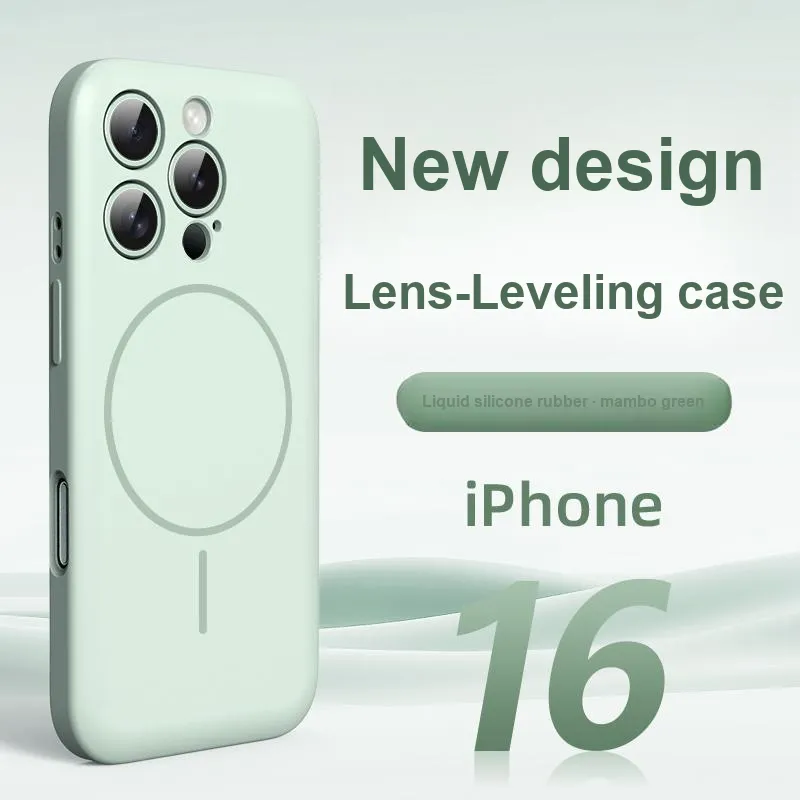 BOLIANSHI Silicone Material Compatibility Apple 16 Pro Max/iPhone 15 Plus/14 Pro Phone Cases Magnetic Protective Cases-5