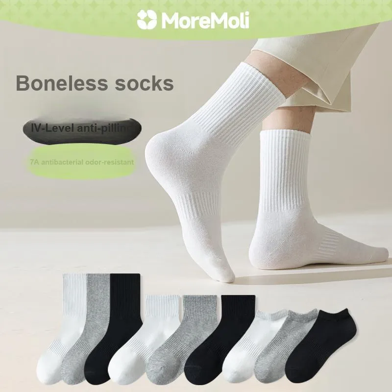 Moremoli Mid Calf Socks Men's 4 Pack-7