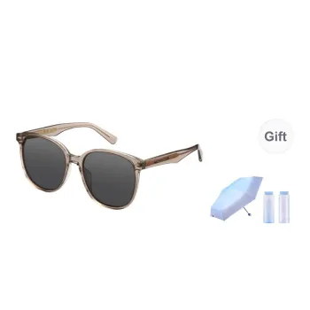 MUJOSH Round Oversized UV Blocking Sunglasses With Outdoor Plate Style And Concave Lenses Unisex