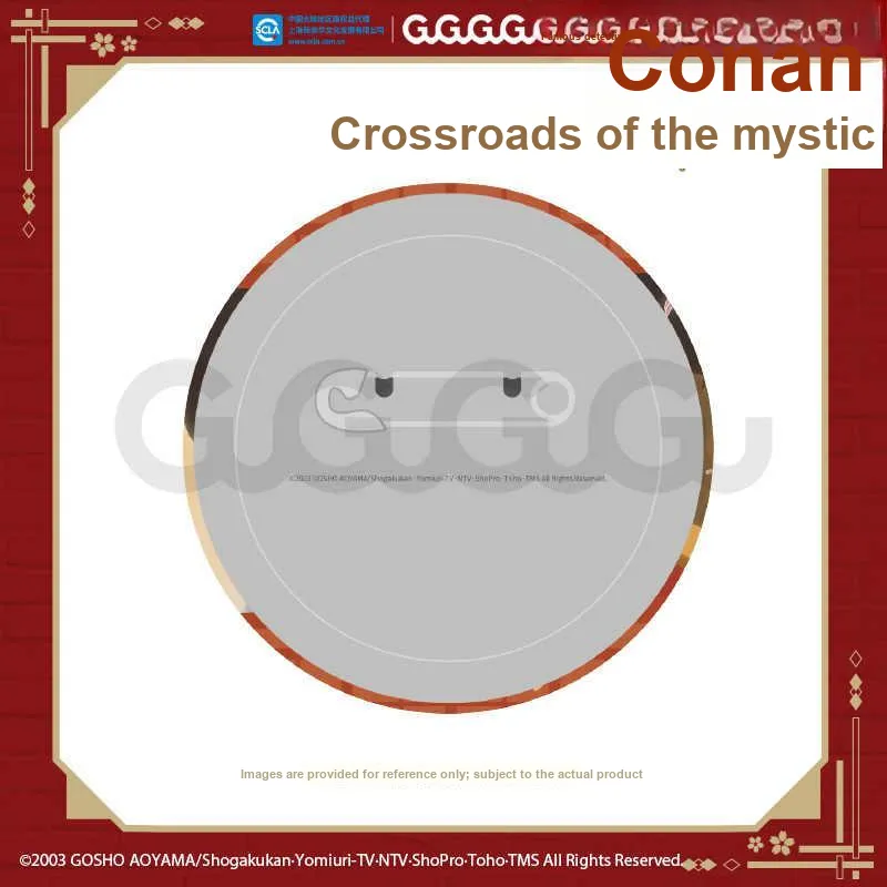 GuGuGuGu Detective Conan Case Closed Maze Crossroads Badge Set M7 Badges-1