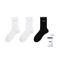3 Pack: Black/White/White