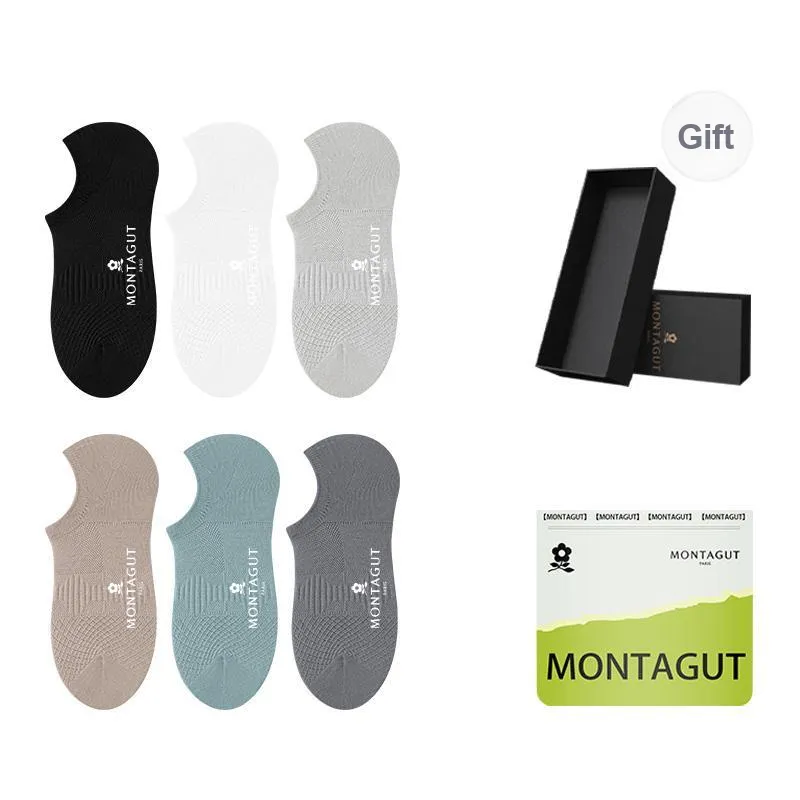 Montagut No Show Socks Men's Gift Box Combination-55