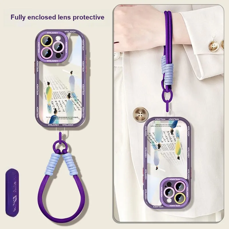 Sen Dog Acrylic Material Transparent Backpack Style Phone Cases Applicable To IPhone15Promax/Pro/Plus/14/13/12-29