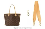 Beeswax 3.8cm-Width Underarm Shoulder Strap 65cm Set[Top Grain Cow Leather]