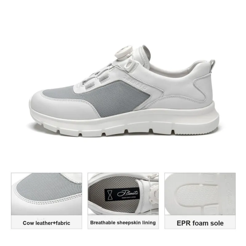 J.BENATO Breathable And Lightweight Low Top Casual Shoes Men's-13