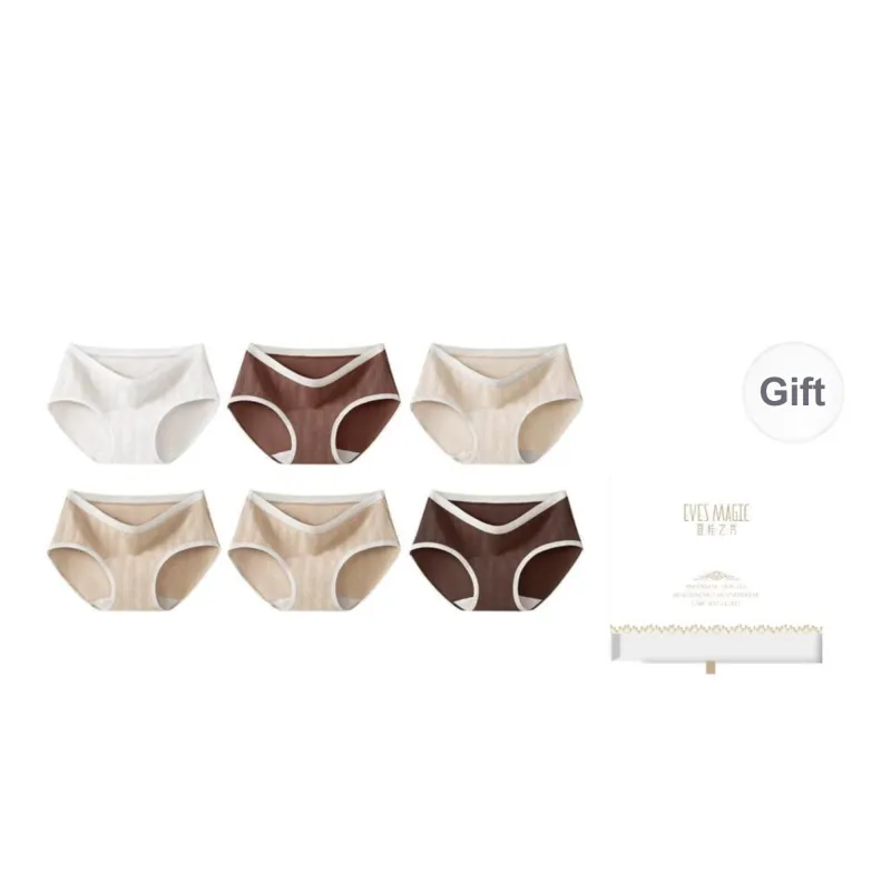 XIA.WA.ZHI.XIU Underpants Women's Shopping Bag 6 Pack-12