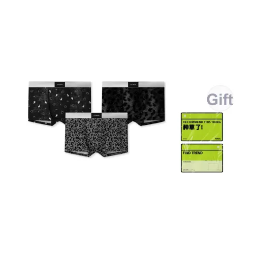 Qiao Ni Tong Нижнее белье Мужской Сумка для покупок 3 шт