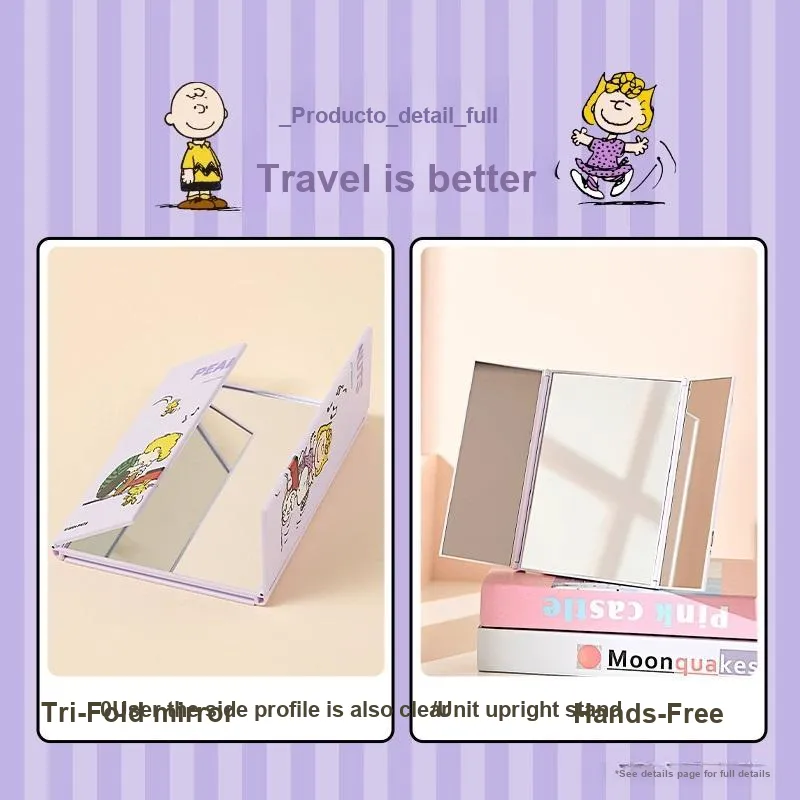 MINISO x SNOOPY Practical Trifold Mirror-3
