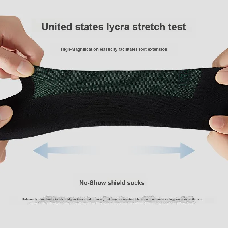INVISIBLE No Show Socks Unisex 5 Pack-3