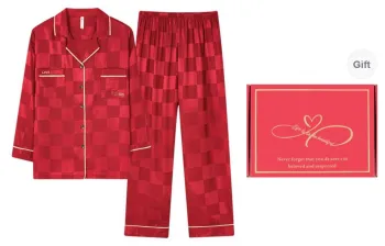 MIIOW Pajama Set Women's Gift Box Set Red