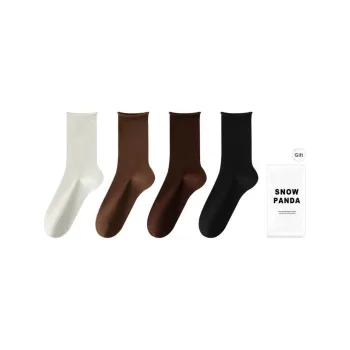 XXLLG Mid Calf Socks Women's Shopping Bag 4 Pack