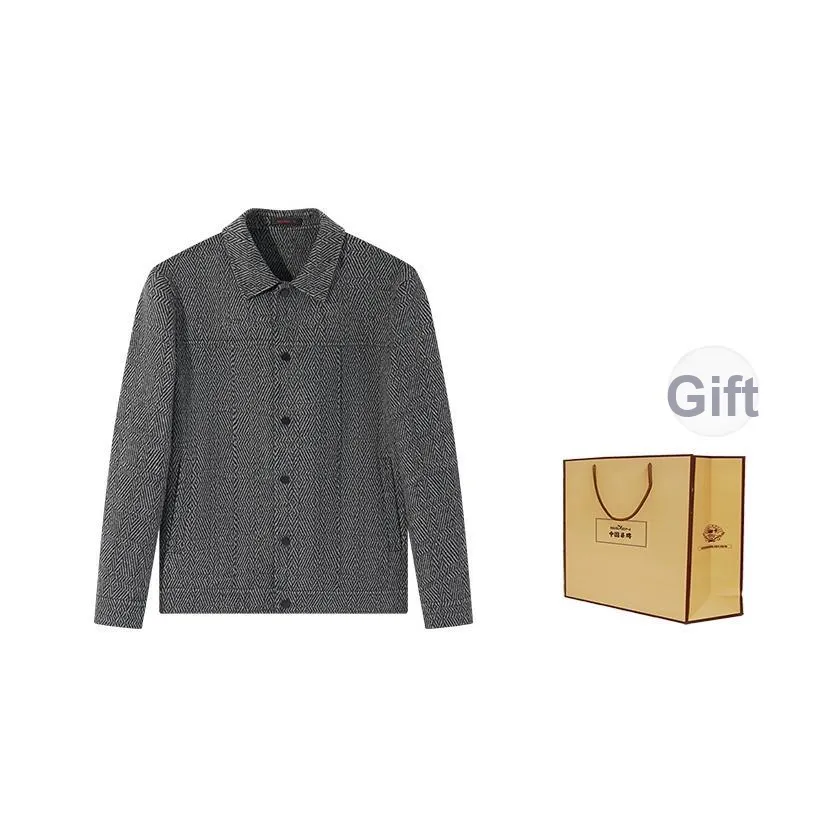 SEVEN Jackets Men Dark Gray