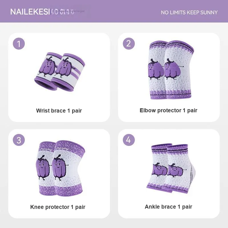 NAILEKESI Knee Pads Polyester Cycling Soccer Basketball Kids'-19