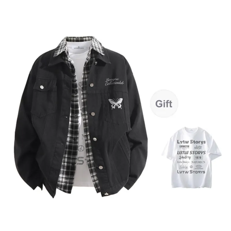 LIVINGTOWN Denim Jackets Unisex-0