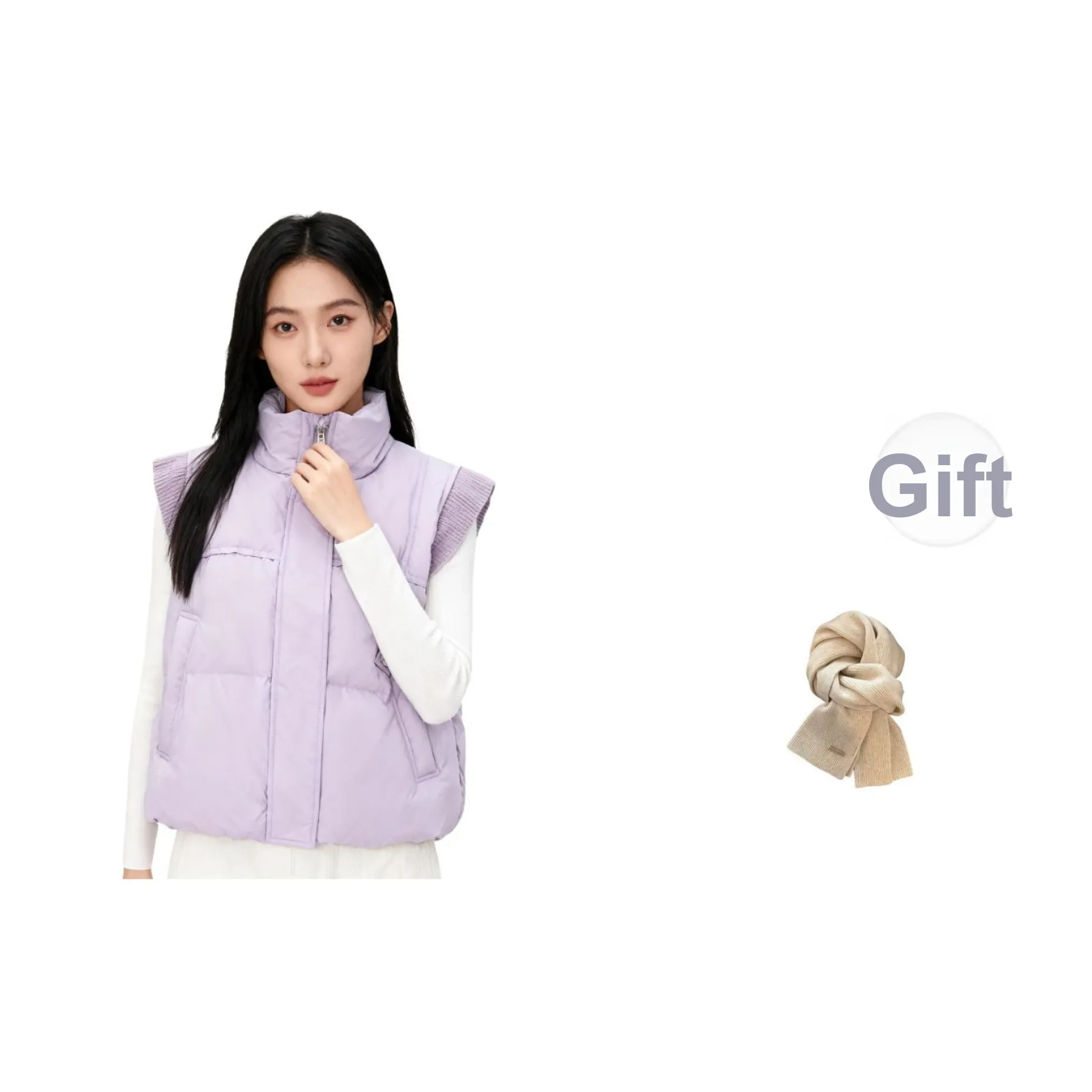 MISSHONEY MH Женская пуховая жилетка