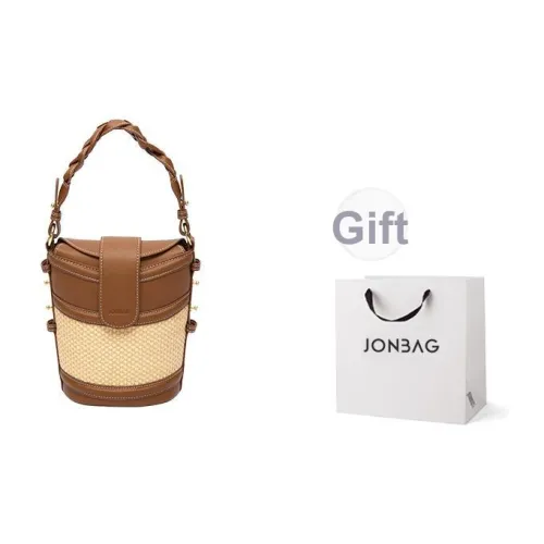 JONBAG Сумка из синтетической кожи ведрообразной через плечо сумка обычная женская медово-коричневый