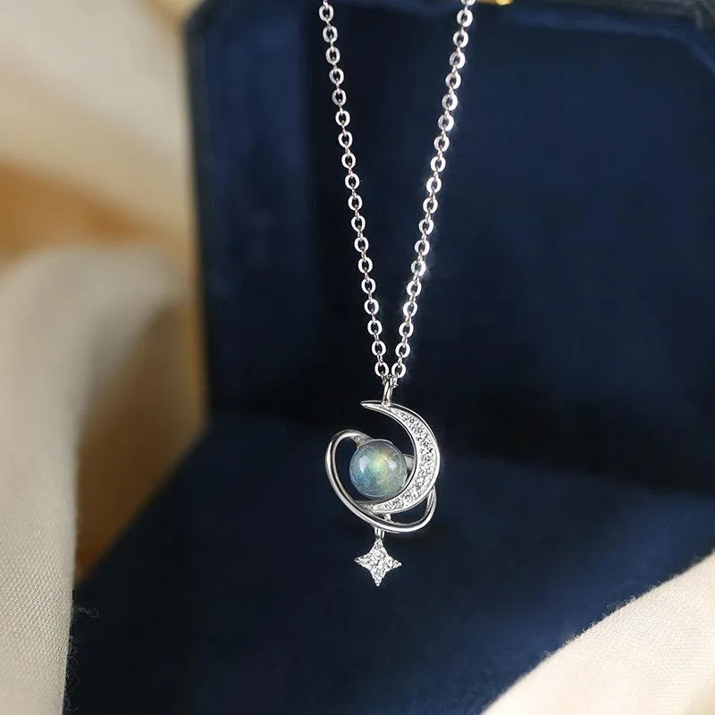QUIET LOVE S925 Silver Necklaces Women's-3
