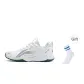 Standard White/Cloud Emerald Green+Sports Socks