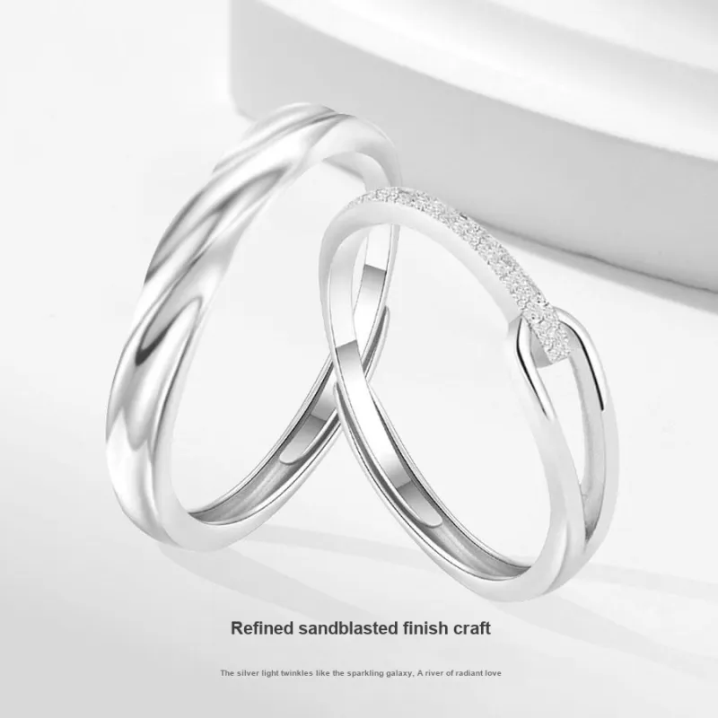 Master Kim Romantic Valentine's Day Confession Christmas And New Year Gift Adjustable Opening Ring Unisex-1