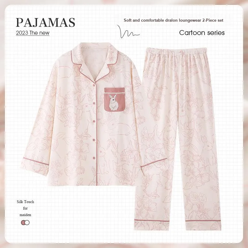 Han Ziduo Pajama Set Women's Pink-1