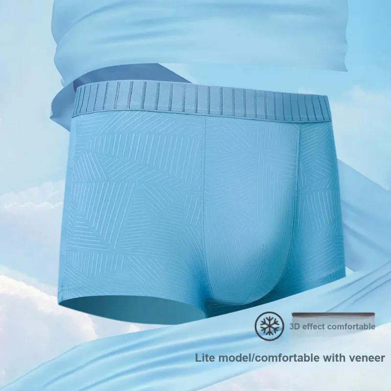 Red Bean Underpants Men's 3 Pack Mixed Color-4