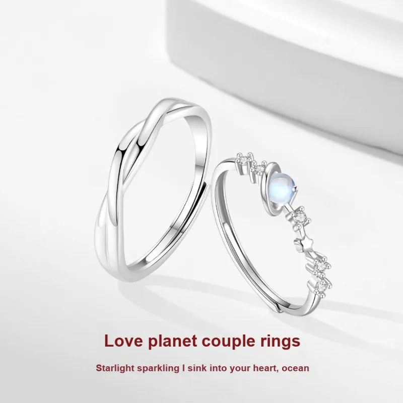Master Kim Glass Cat Eye Adjustable Ring Unisex-1