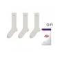 [3 Pack]White/White/White