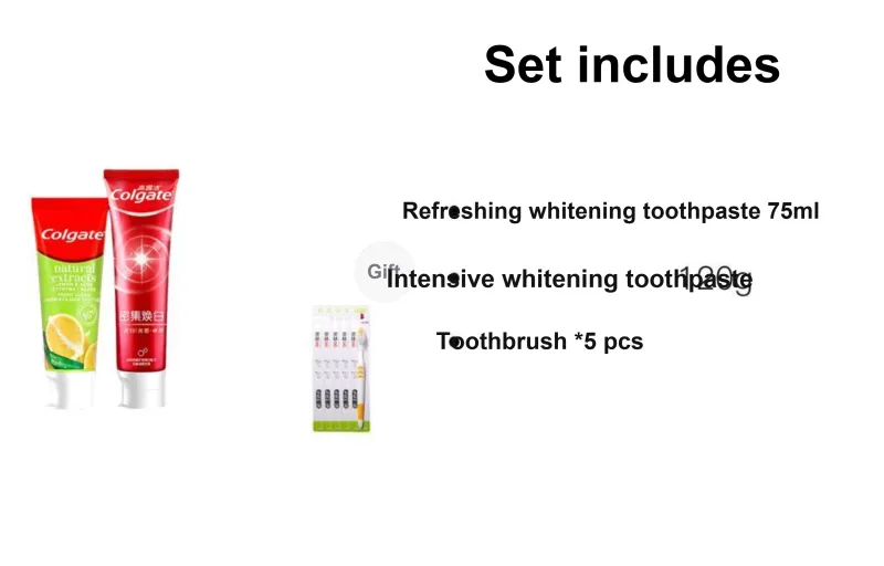 COLGATE Refreshing Toothpaste Set Fresh Breath Set Of 7-3