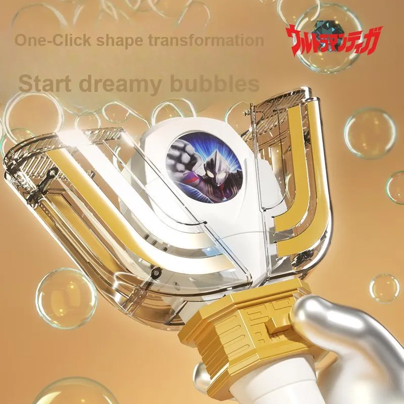 YISBRO Creative, Ultraman Blower, Transformation Device Handheld, Electric Bubble Machines-3