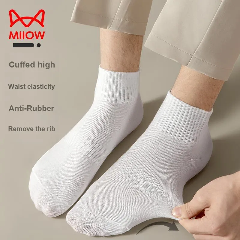 MIIOW Mid Calf Socks Men's Combo Set-3