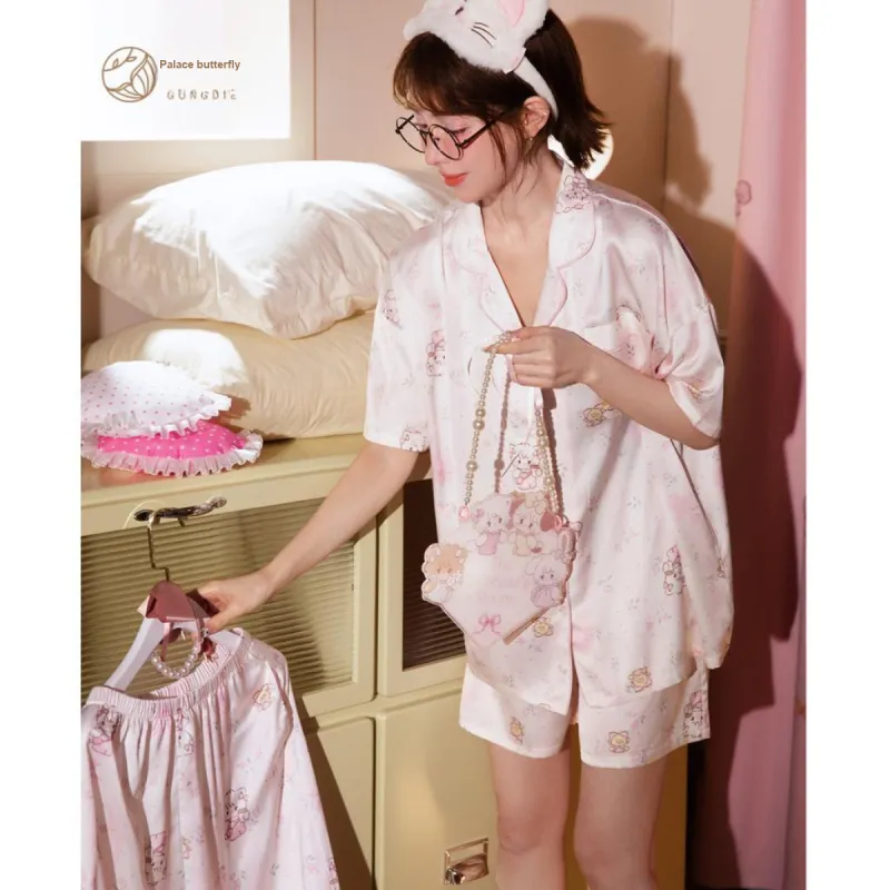 Gongdie x Mikko Pajama Set Women's Pink Gift Box Set-3