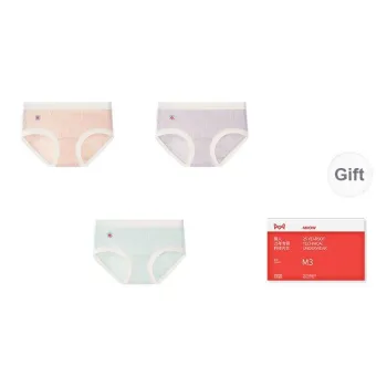 MIIOW Trend Party Series Underpants Women's Shopping Bag 3 Pack