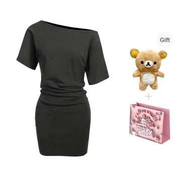 FLIM Short Sleeved Dress Women's Dark Gray